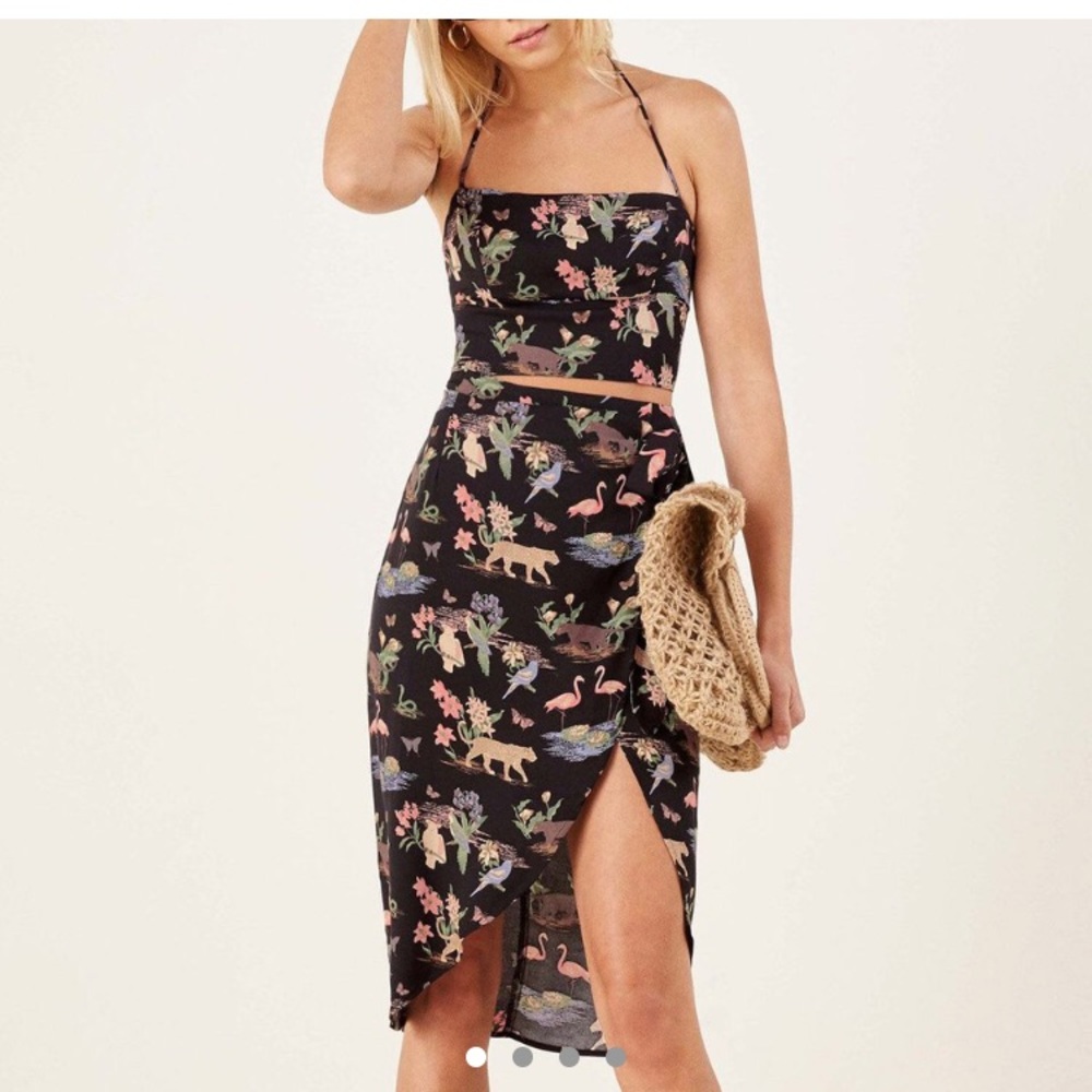 Reformation wrap dress
